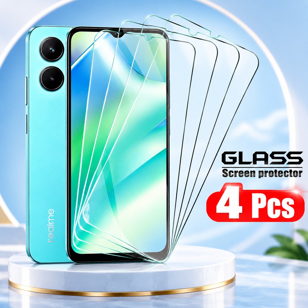 Realme C67 - 4 шт. защитных стекол для Realme