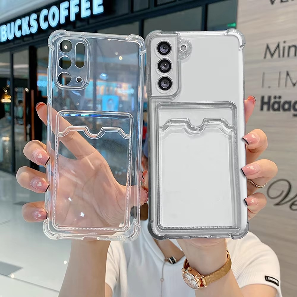 Camera Lens Protector - Прозрачный силиконовый чехол-кошелек для Samsung S26