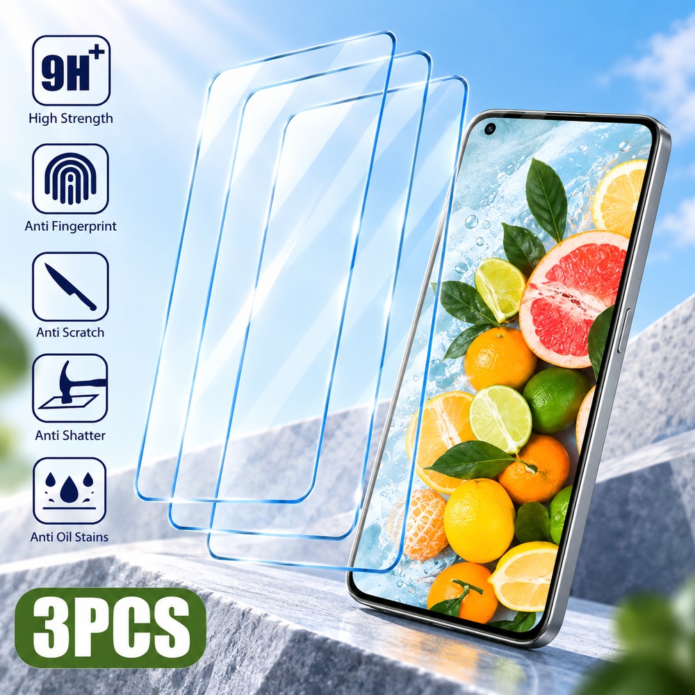 3 защитных стекла для экрана R – обзор и цена Realme C67